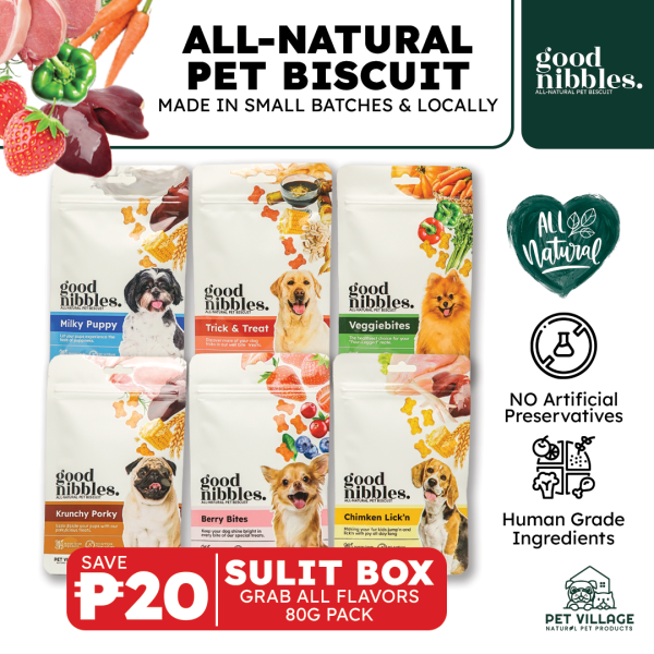 Good Nibbles - Natural Dog Biscuit Sulit Box